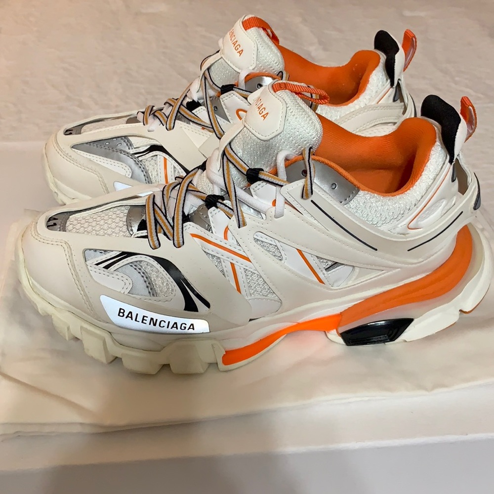 These Balenciaga sneakers look brand new. Worn twice.